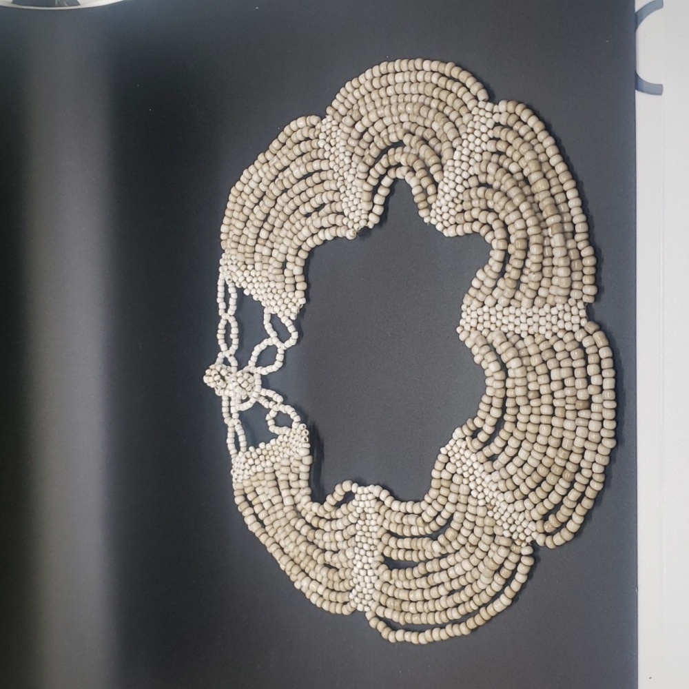 Elegant White Beaded Necklace